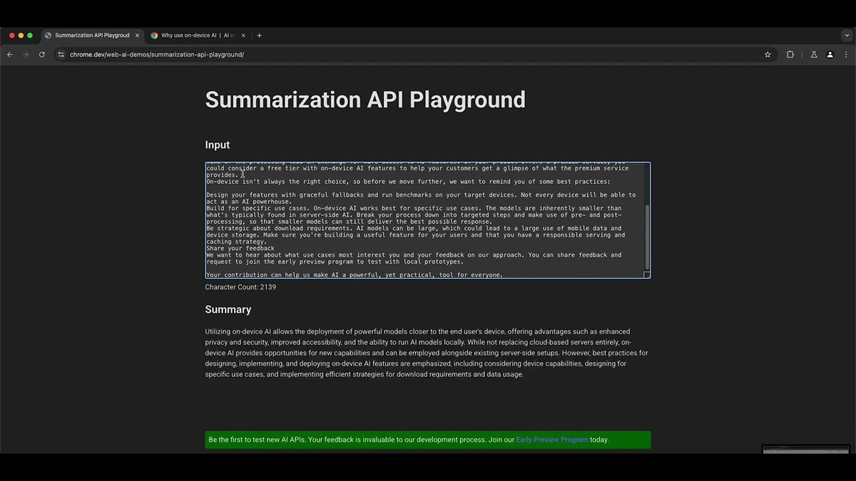 Why Chrome Summarization Matters | Beyond the Hype