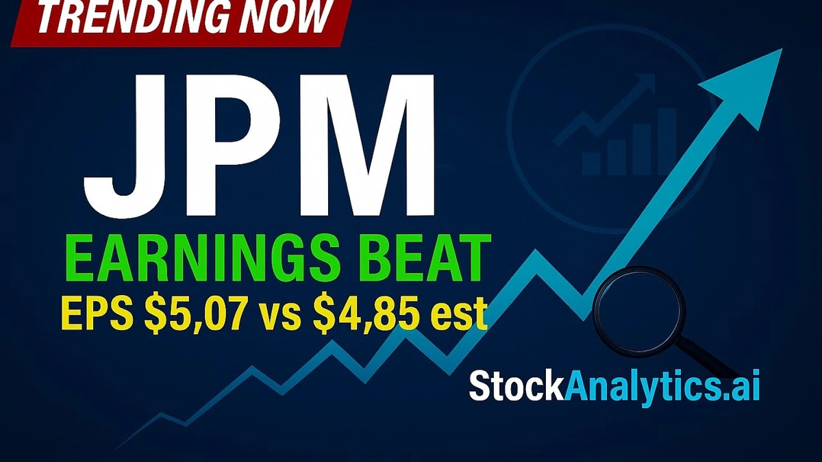 Why JPMorgan's Q3 Earnings Matter (More Than You Think)
