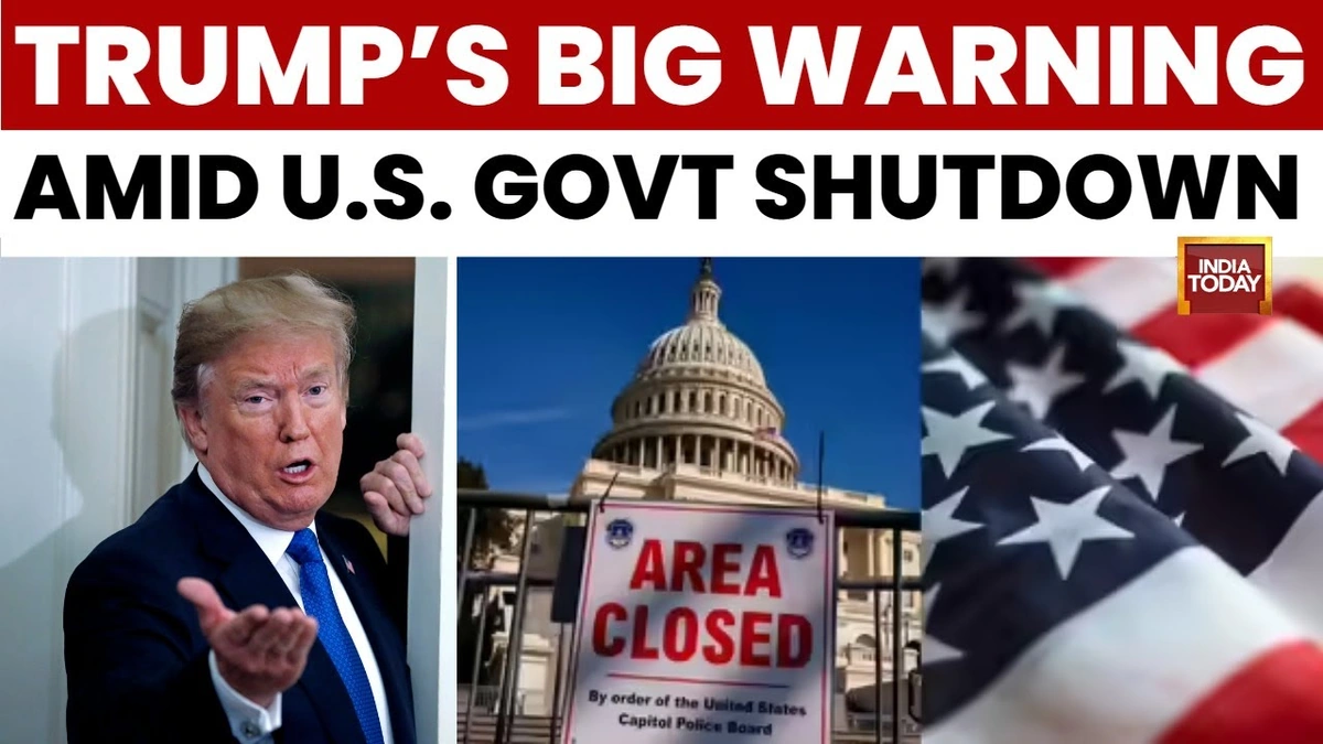 The Unscripted Spark | How Trump's Words Ignite Shutdown Fears