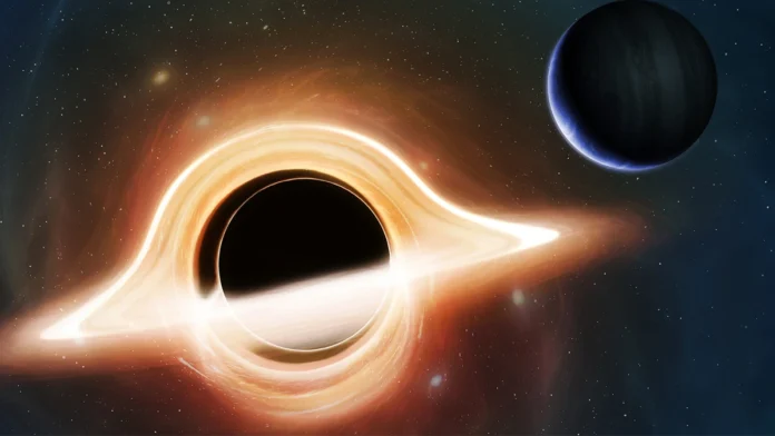 black holes orbiting