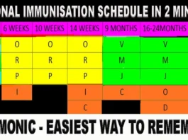 immunization schedule