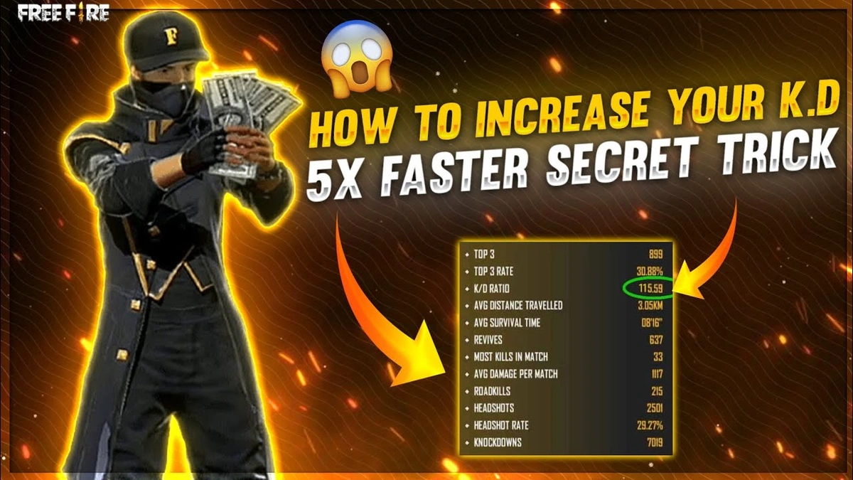 821a8ad6e27c4bcf Free Fire Tricks to Increase Your K/D Ratio Fast